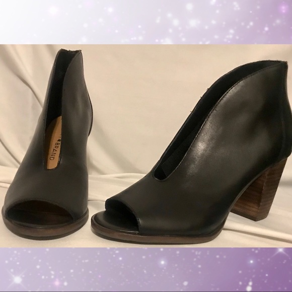 Lucky Brand Shoes - Lucky Brand “Joal Shootie” peep toe booties